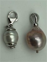 Two Sterling Honora Pendants