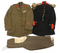 WWII FRENCH ARMY ARTILLERY OFFICER UNIFORM LOT