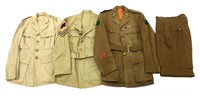 WWII ROYAL CANADIAN ARMY UNIFORM MIXED LOT