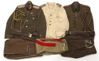 WWII BULGARIAN ARMY OFFICER UNIFORM LOT OF 3