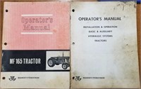 MF 165 tractor operator's manual and