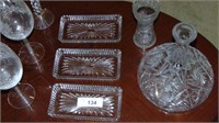 Pressed and Cut Glass Items