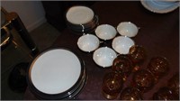 Amber Glass Plates