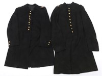 SPAN-AM WAR US ARMY OFFICER FROCK COAT LOT OF 2