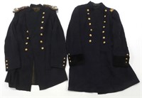 INDIAN WARS US ARMY OFFICER FROCK COAT LOT OF 2