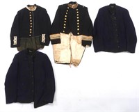 INDIAN WARS US NAVY & ARMY DRESS UNIFORM LOT OF 4