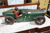 Vintage style model of a racing car