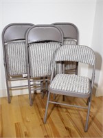 Set of 4 Samsonite Folding Chairs