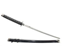 Samurai Style Sword 28" Long w/Scabbard