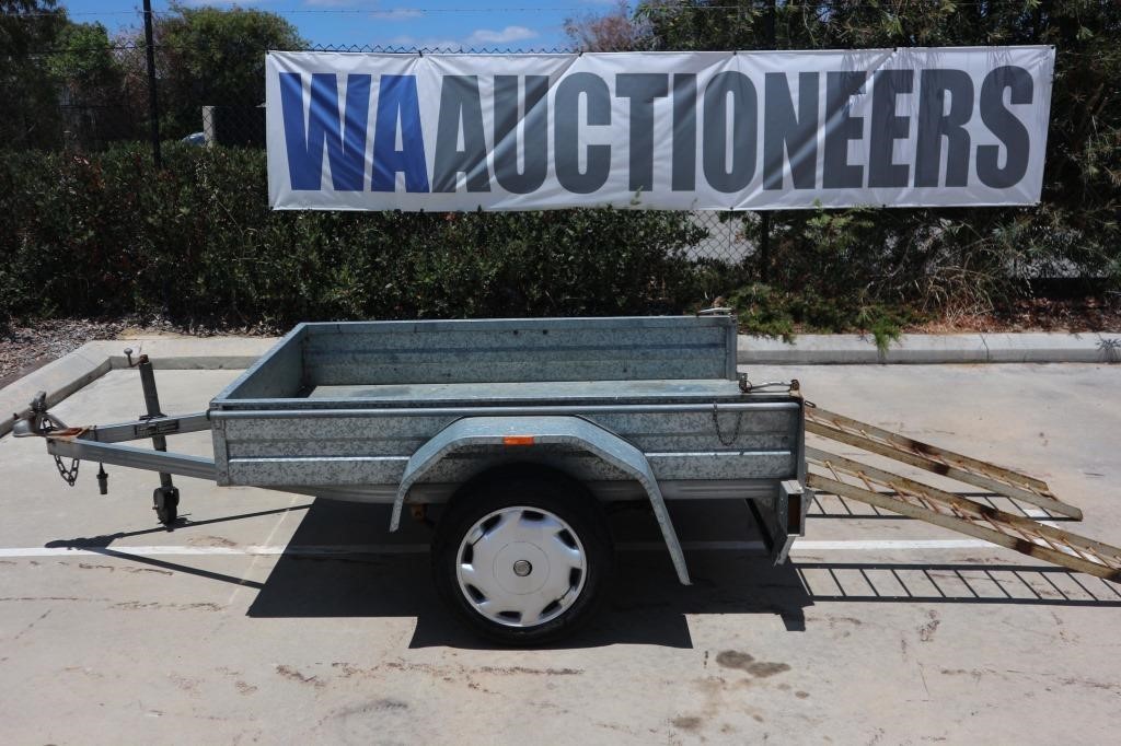 2008 Greenwood 6x4 Trailer With Ramps