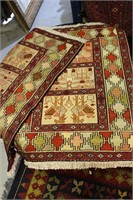 2 pure wool hand made Persian Hamadan rugs