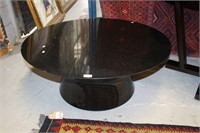 Designer coffee table, circular form