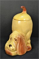 Vintage Yellow Hound dog Cookie Jar