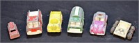 Five Tootsie Toy Vehicles and 1 Buddy L