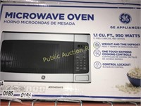 GE 1.1 CU FT MICROWAVE OVEN $175 RETAIL