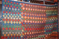 Afghan pure wool hand woven kilim