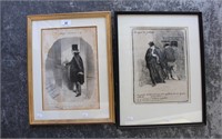 2 works by Honore Daumier incl.