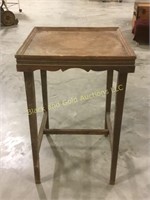 27" tall wooden plant stand