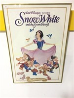 Snow White 50th Anniversary framed poster