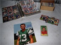 Football Collector Card Lot including binder 750 N