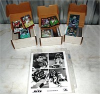 3 Boxes Football Collector cards 92-95 and Autogra