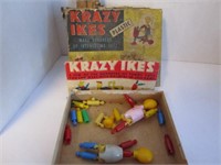 Vintage Krazy Ikes Plastic toy in original box