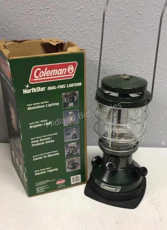 アウトドア ライト/ランタン Like New Coleman Dual Fuel Lantern | Midland Bid Junkies