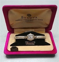 B3-Vintage Ladies Bulova Watch in Presentation Box