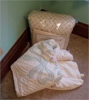 B2- Two Vintage Queen Comforters