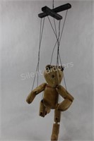 Puppet Marionette Hand Carved Bear