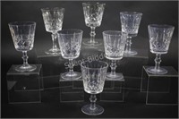 Crystal Olive & Cross Stemware Glasses