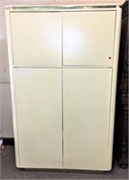 Large Deco Style Armoire with Gold Band