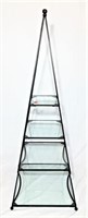 Metal & Glass Display Pyramid