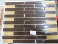 MODERN GLASS E-70 FROSTED BRICK TILE