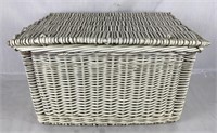 Wicker Container with Lid