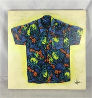 Aloha Shirt, Oil on Canvas Signed