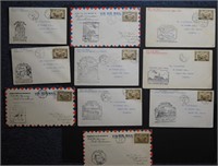 Canada 10 Stamps and Letters Collection