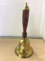 12" Tall Brass Dinner Bell