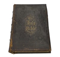 Large 17" x 12" "Brown's Self Interpreting Bible"