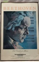 Beethoven Poster w/ Frame Q15E