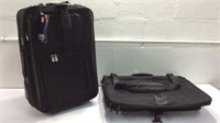 NEW Ralph Lauren Rolling Luggage & Suit Bag K14F