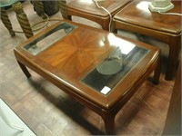 Coffee table with two end tables