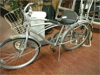 Silver bike