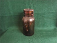 Amber "Lighting" Canning Jar