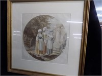 Framed Print of European Ladies