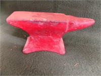 Blacksmith Anvil in Red Paint