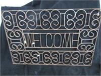 Wrought Iron Welcome Mat