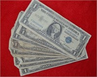 (10) $1 Silver Certificates