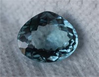 24.40ct Faceted Blue Quartz Gemstone