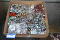 Box Of Costume Jewelry
